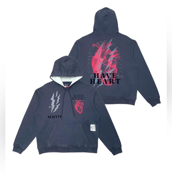 GUNZINI HAVE HEART HOODIE - Picture 1 of 1